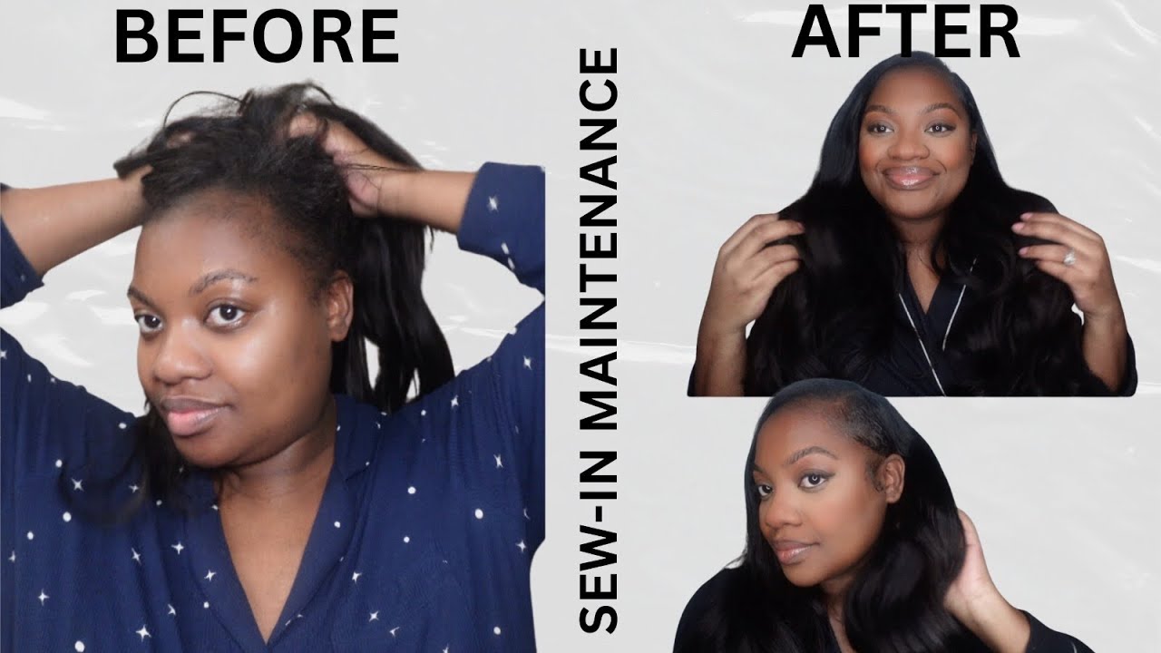 How to maintain your sew-ins between wash days 💇🏽‍♀️✨