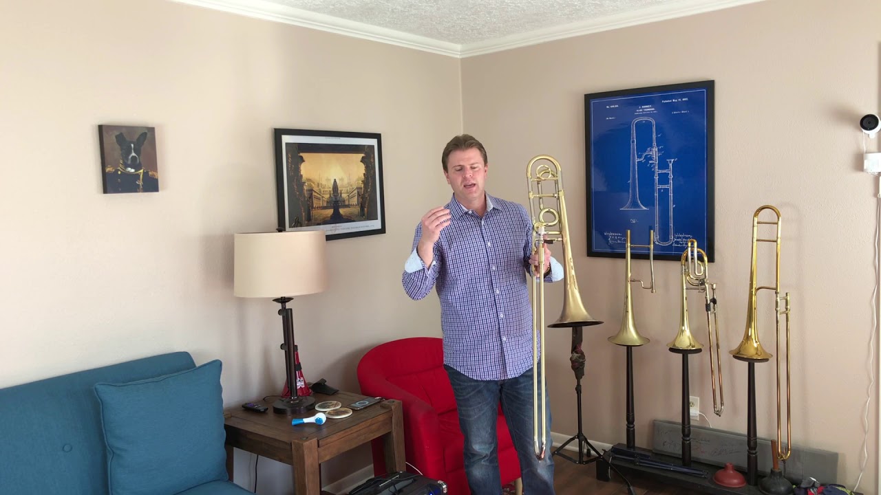 Basic Trombone Slide Holding