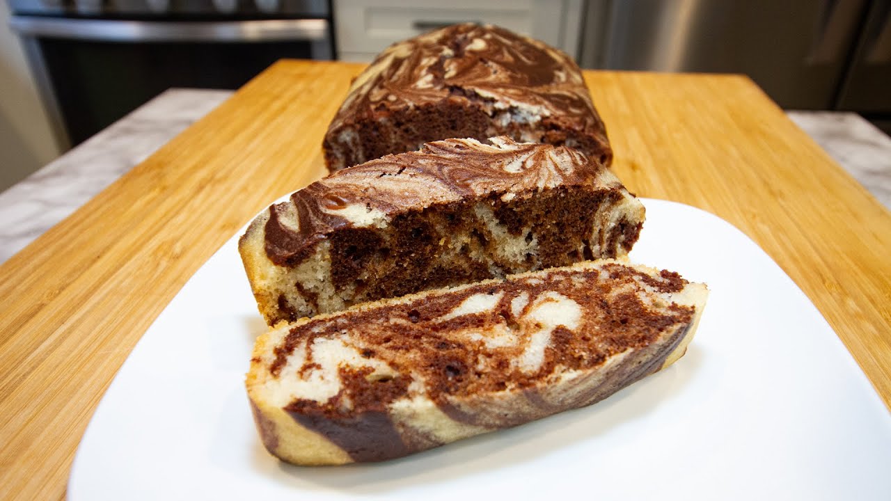 Gluten Free Eggless Marble Cake Recipe (Dairy Free Sugar Free  Desserts)