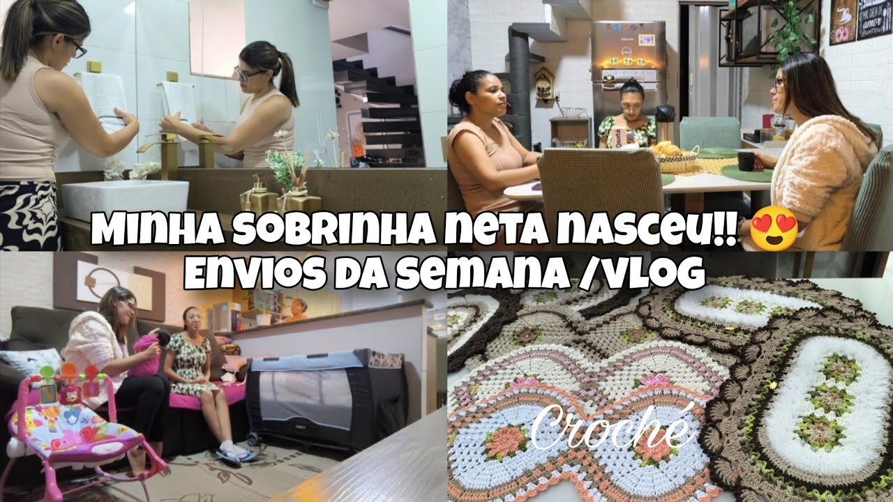 Ela NASCEU!!😍 | enfim fui VISITAR |ficou um LUXOO | ENVIOS da semana | vlog do dia 