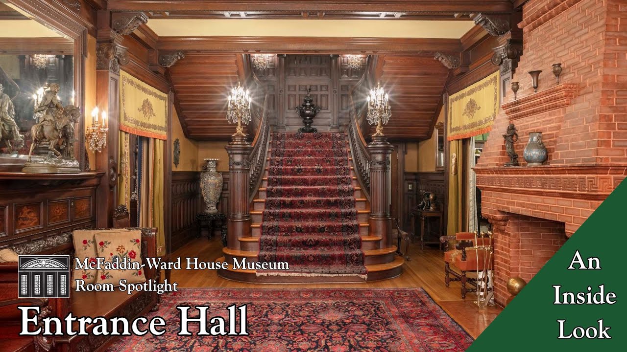 Take a Closer Look Inside the Entrance Hall of the 1906 McFaddin-Ward House