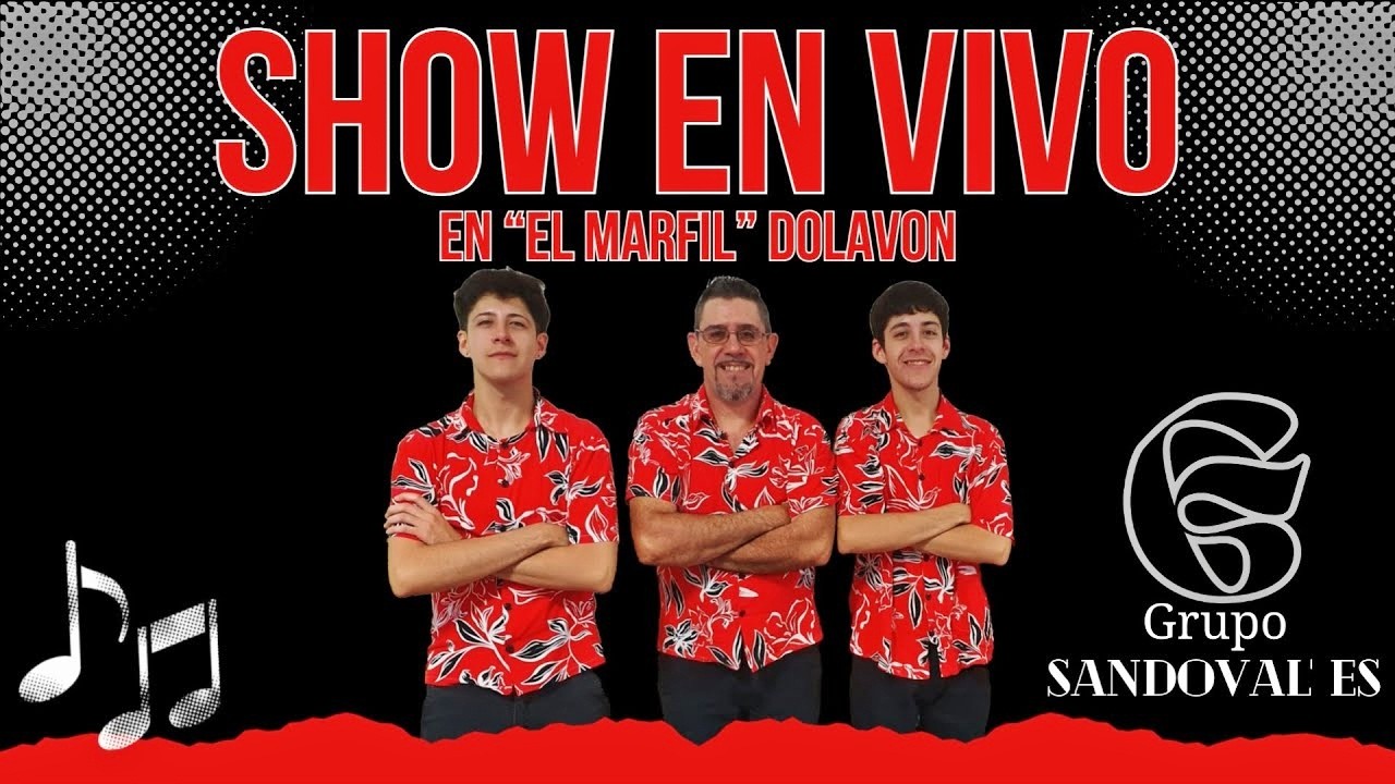 SHOW EN VIVO - El Marfil - Dolavon. Chubut. (1 HORA) / Grupo SANDOVAL 'es