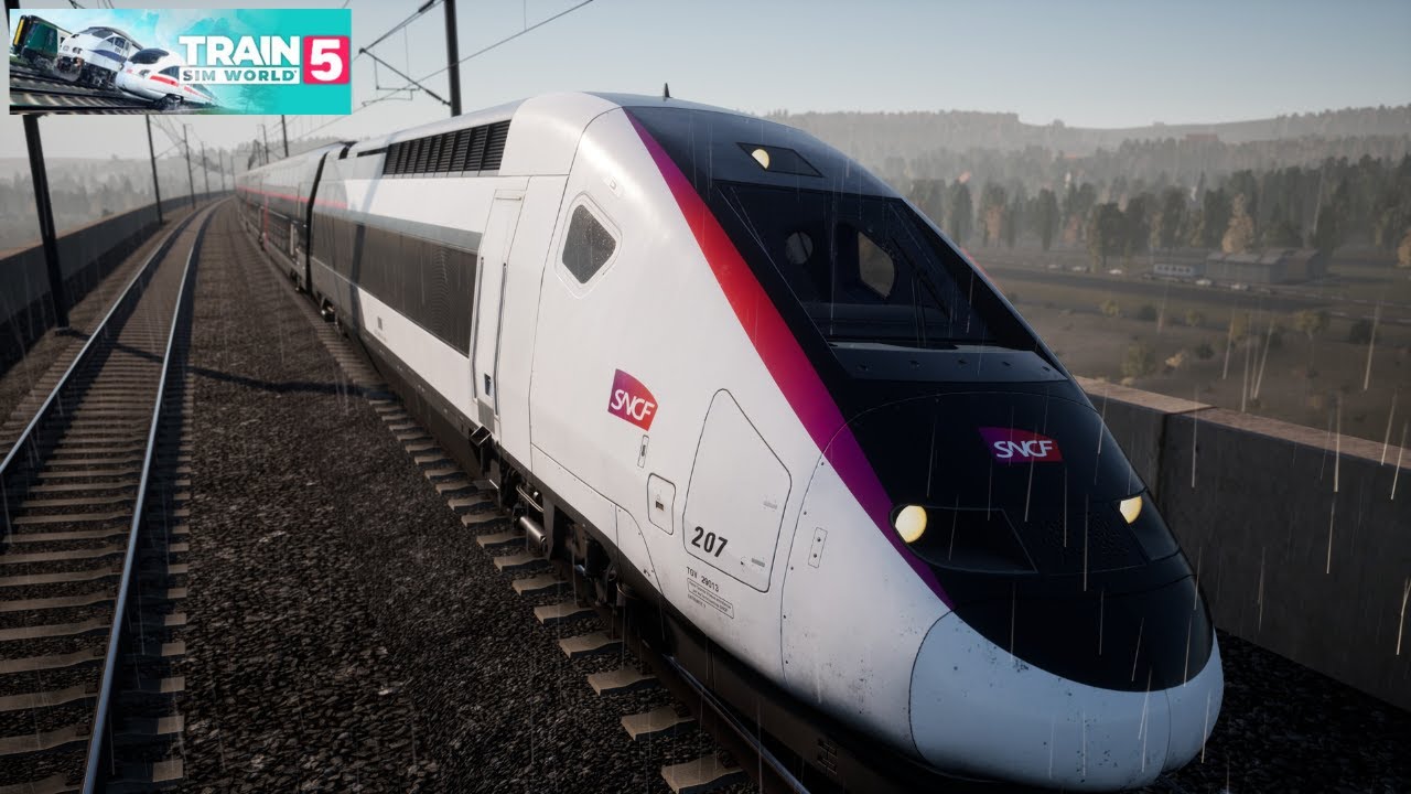 High Speed Rain - LGV Mediterranee, Scenario Walkthrough | Train Sim World 5