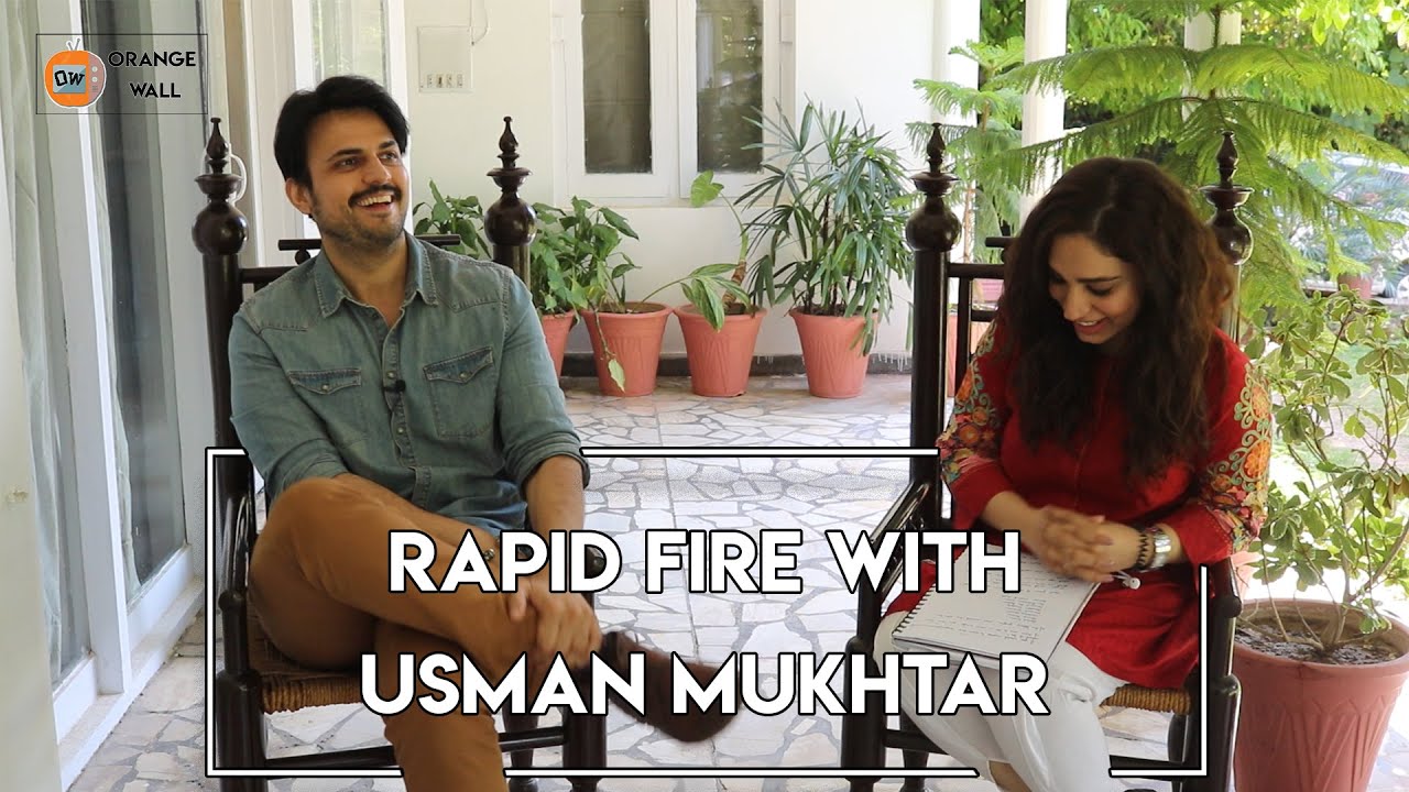 RAPID FIRE WITH USMAN MUKHTAR | RANKING PAKISTANI ACTORS & ACTRESSES | Altamash | Anaa | Orange Wall