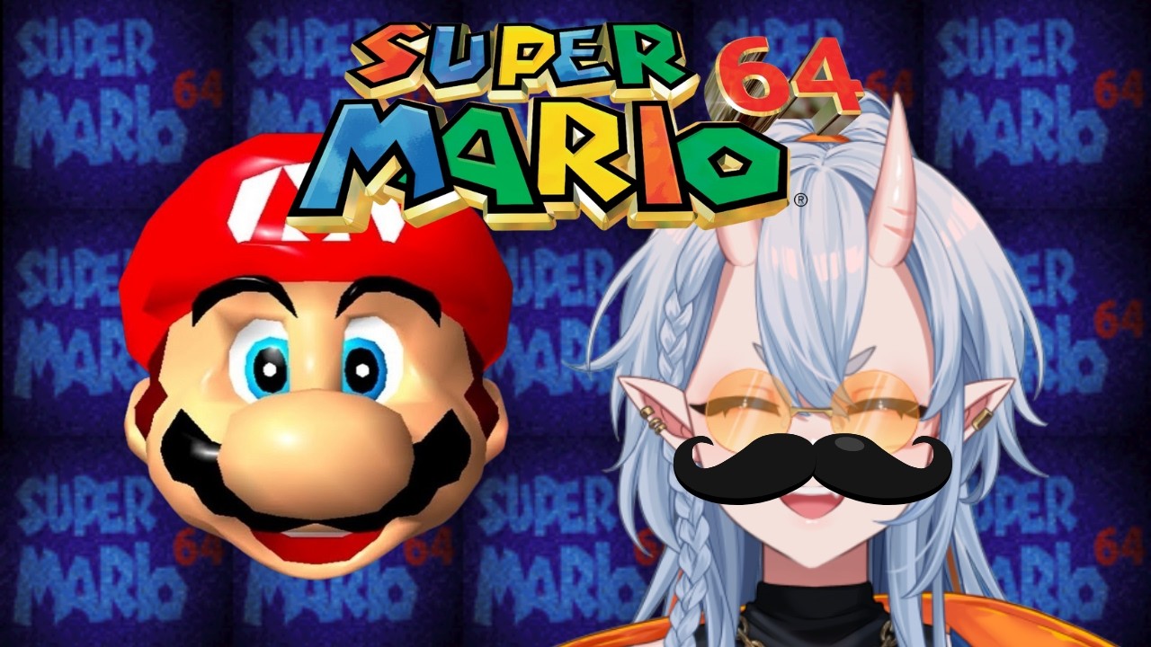 【 SUPER MARIO 64 】THIS GAME WAS MY CHILDHOOD!!【 Aono Shikishima | Ricorie Productions 】
