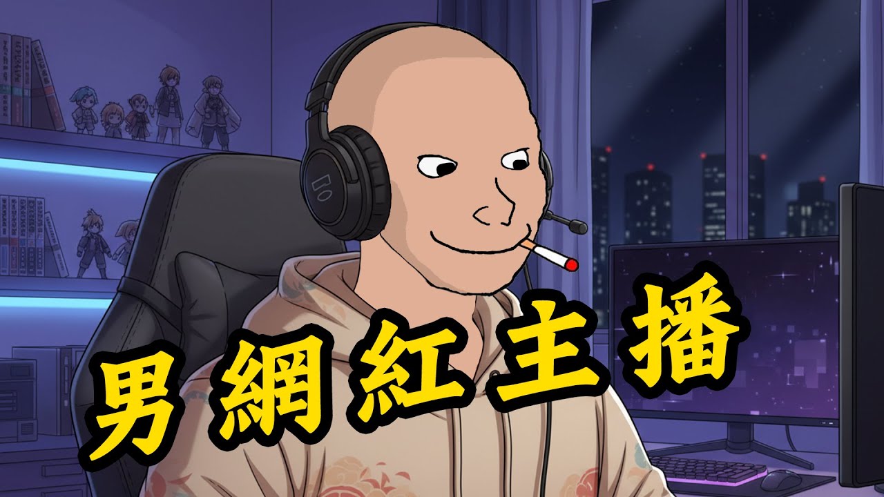 男直播網紅的一生 | 網紅騙局內幕 | wojak | 動畫 | 詐騙 | 工作 | 社會