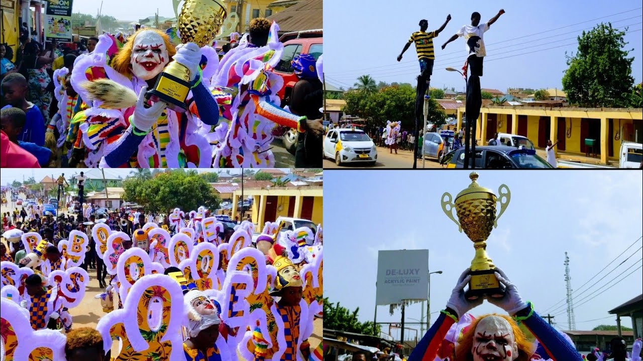 Africa's Scariest Masquerade Display// Agona Swedru Fancy Dress Carnival 2022