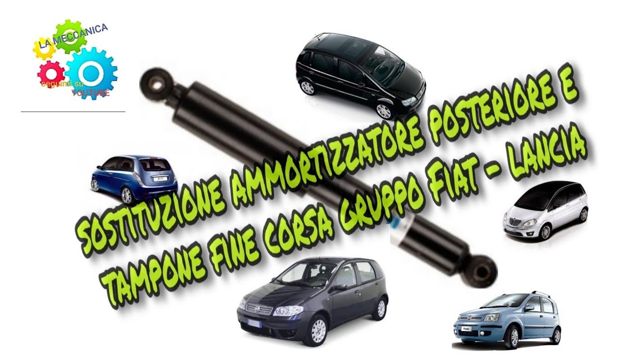 COME SOSTITUIRE AMMORTIZZATORE POSTERIORE E TAMPONE FINECORSA GRUPPO FIAT - LANCIA