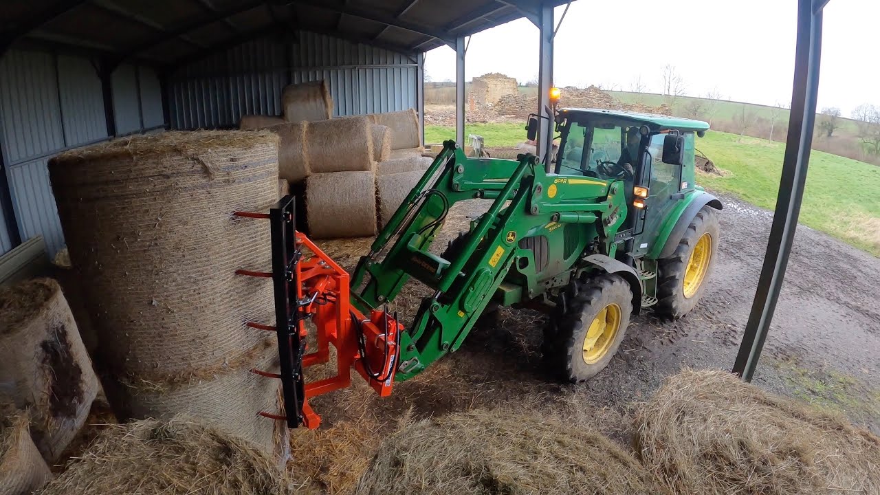 MORE HAY SOLD, LOADING UP OUR LORRY & THE OLD SANDERSON STILL GOING STRONG!