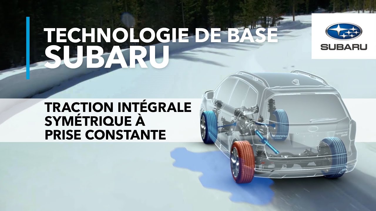 Traction intégrale symétrique à prise constante | Technologie de base