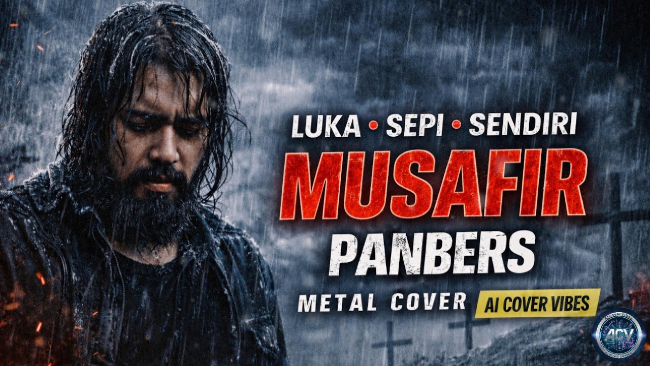 MUSAFIR – PANBERS | METAL COVER BY AI COVER VIBES 🔥 Lagu Lawas Paling Menyentuh