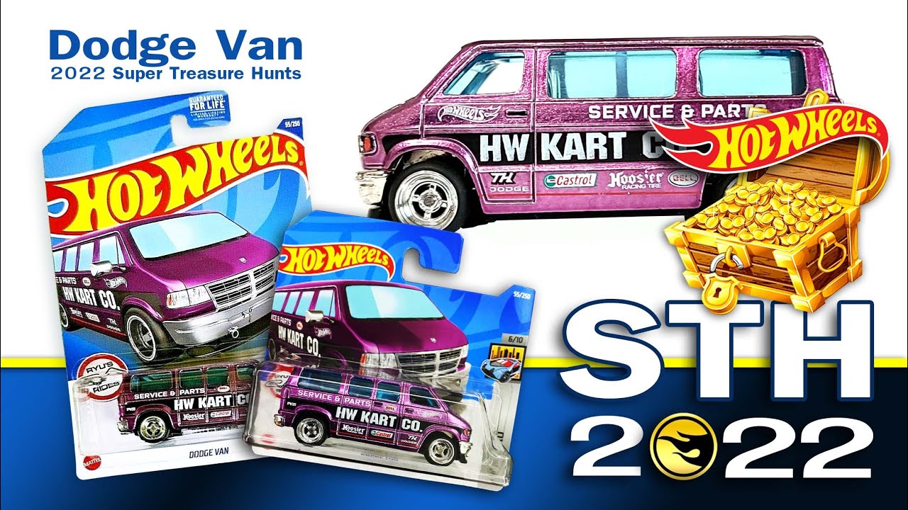 @Hot Wheels 2022 Super Treasure Hunt ( Dodge Van ).