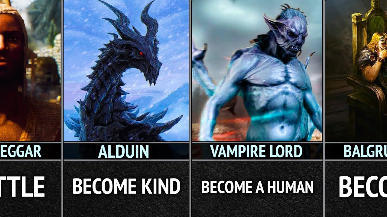 Dreams of Skyrim Characters