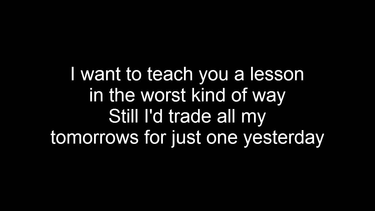 Fall Out Boy - Just One Yesterday Lyrics
