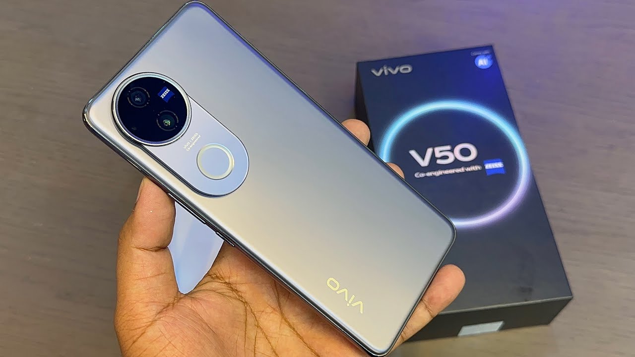 Vivo V50 Gray Unboxing,First Impressions & Review 🔥 | Vivo V50 Price,Spec & Many More