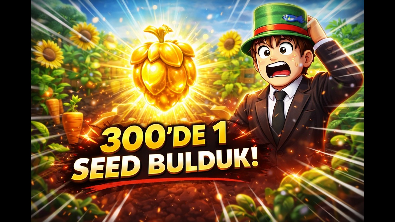Oyunun En İyi Tohumunu Çıkardım Garden Horizons Roblox türkçe