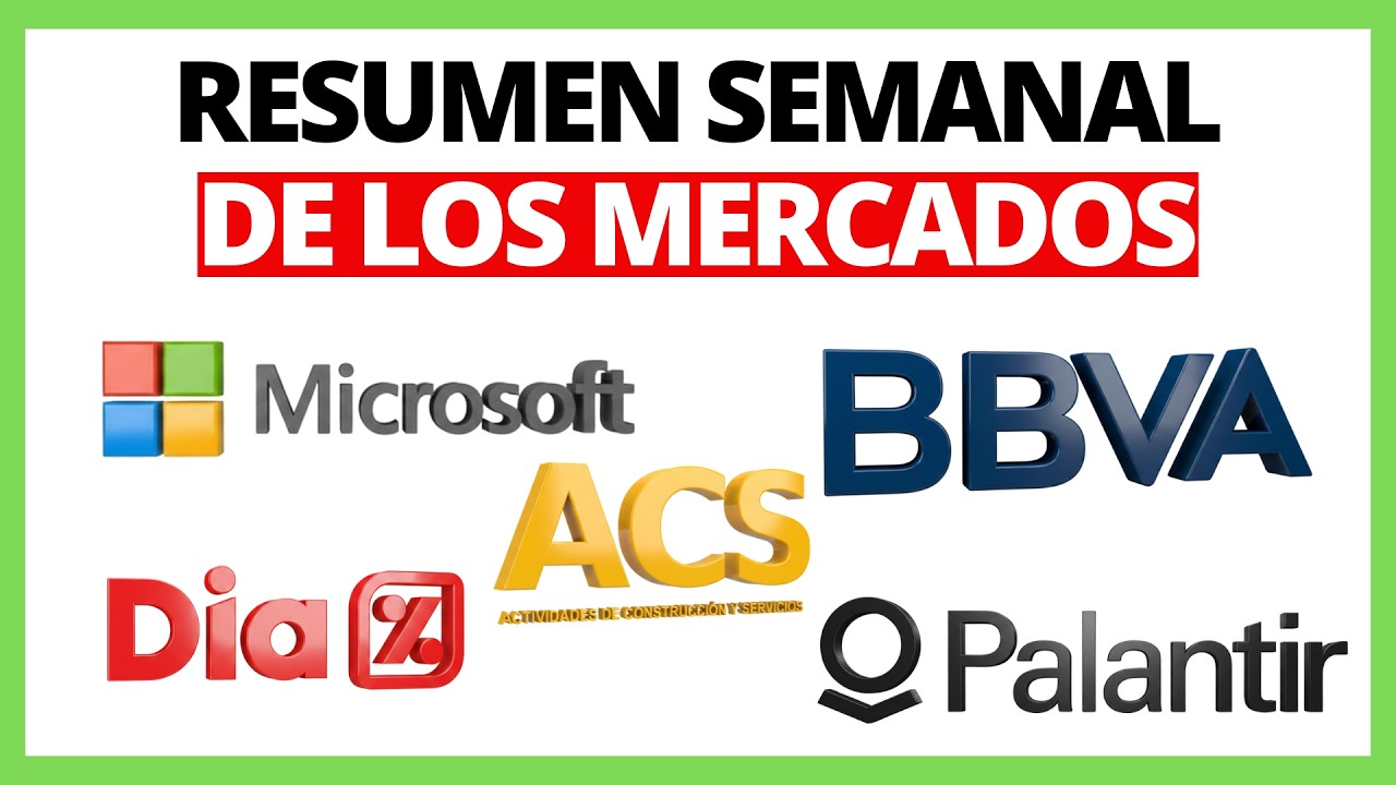 ANÁLISIS TÉCNICO DE ACCIONES: PALANTIR➕ MICROSOFT ➕ BBVA ➕ ACS ➕ DIA ➕ ...