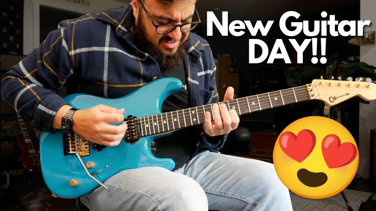 My favorite type of NEW GUITAR DAY! (It was in a  Trainwreck?)