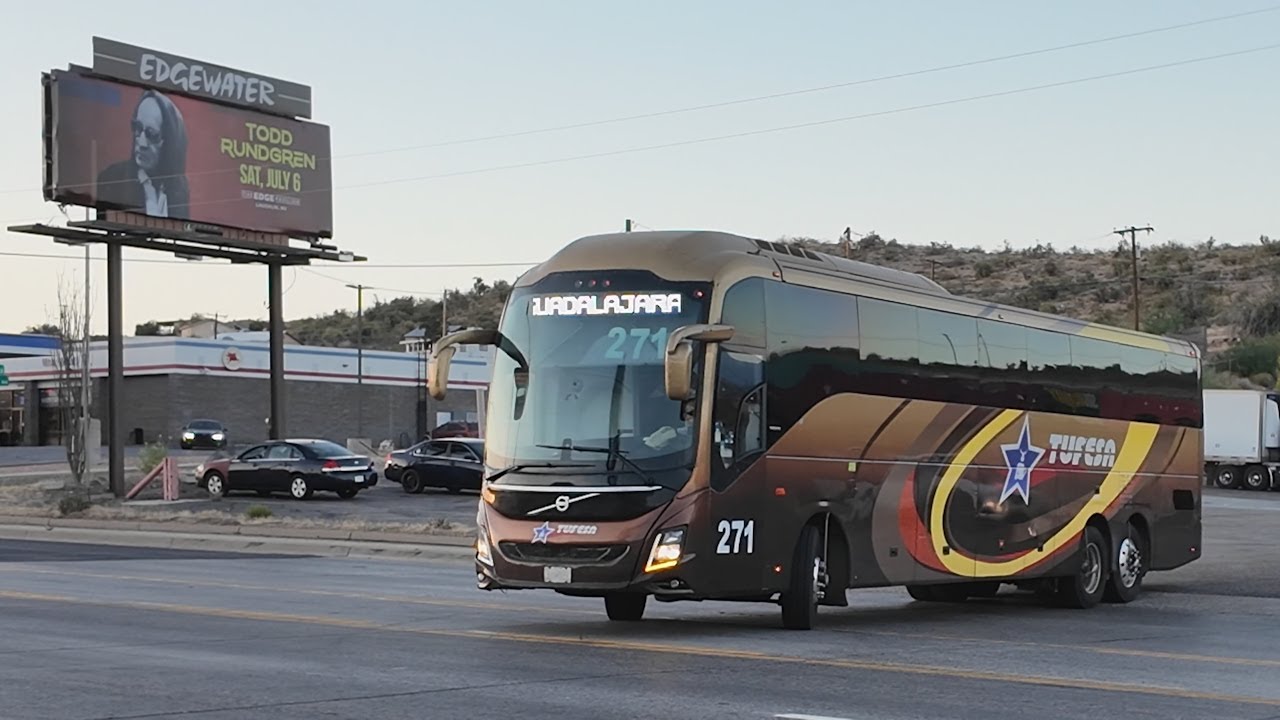 Tufesa autobus No.271 to Guadalajara Mexico, Bus Spotting Arizona USA