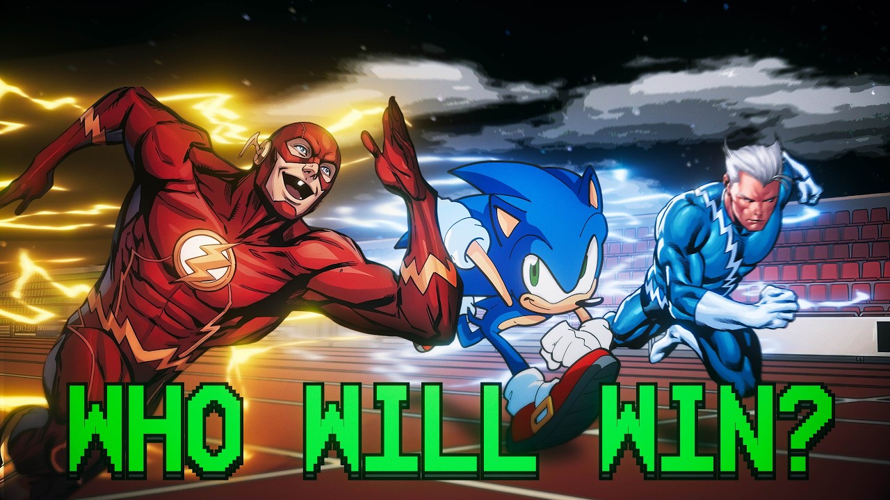 Fastest Speedster in Fiction Race (Animated)