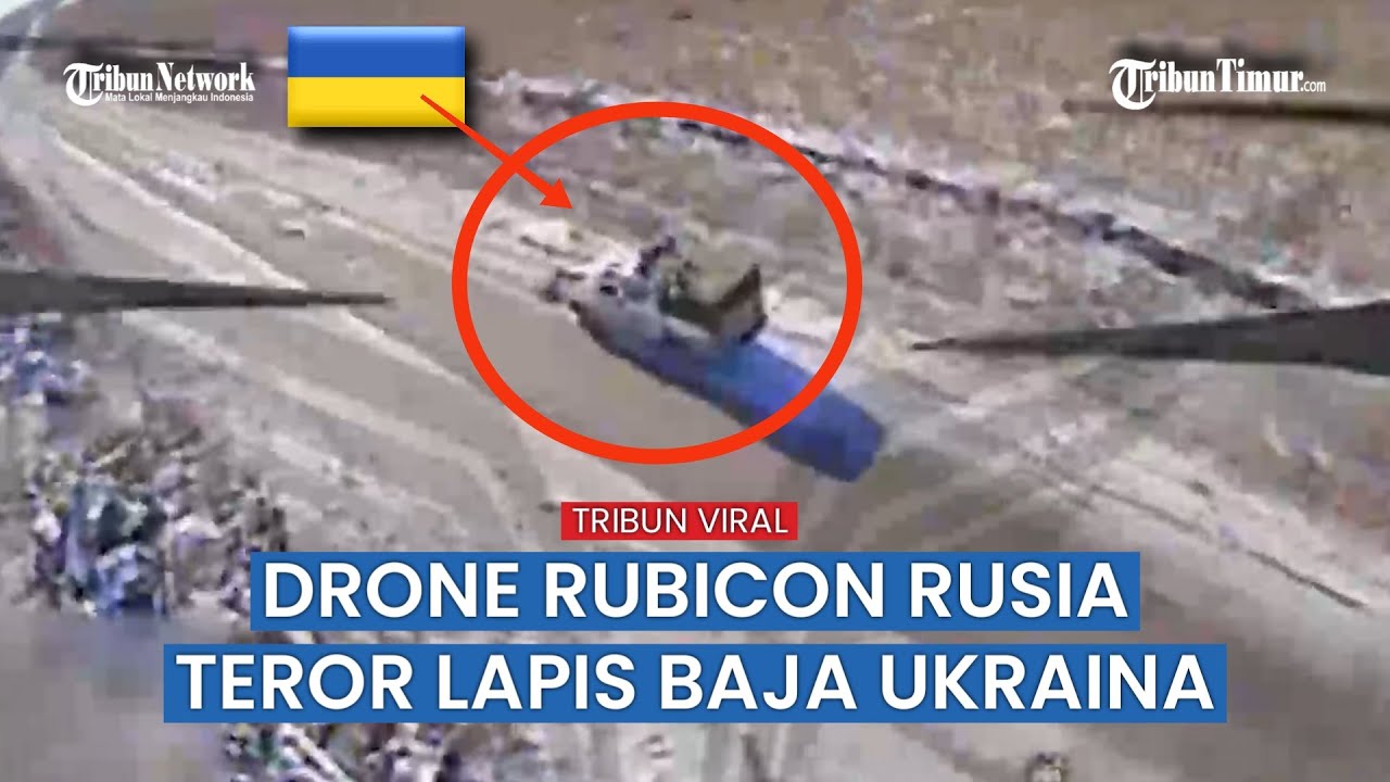 Drone Rubicon Sikat Satu Persatu Pengangkut Personel Ukraina di Kursk