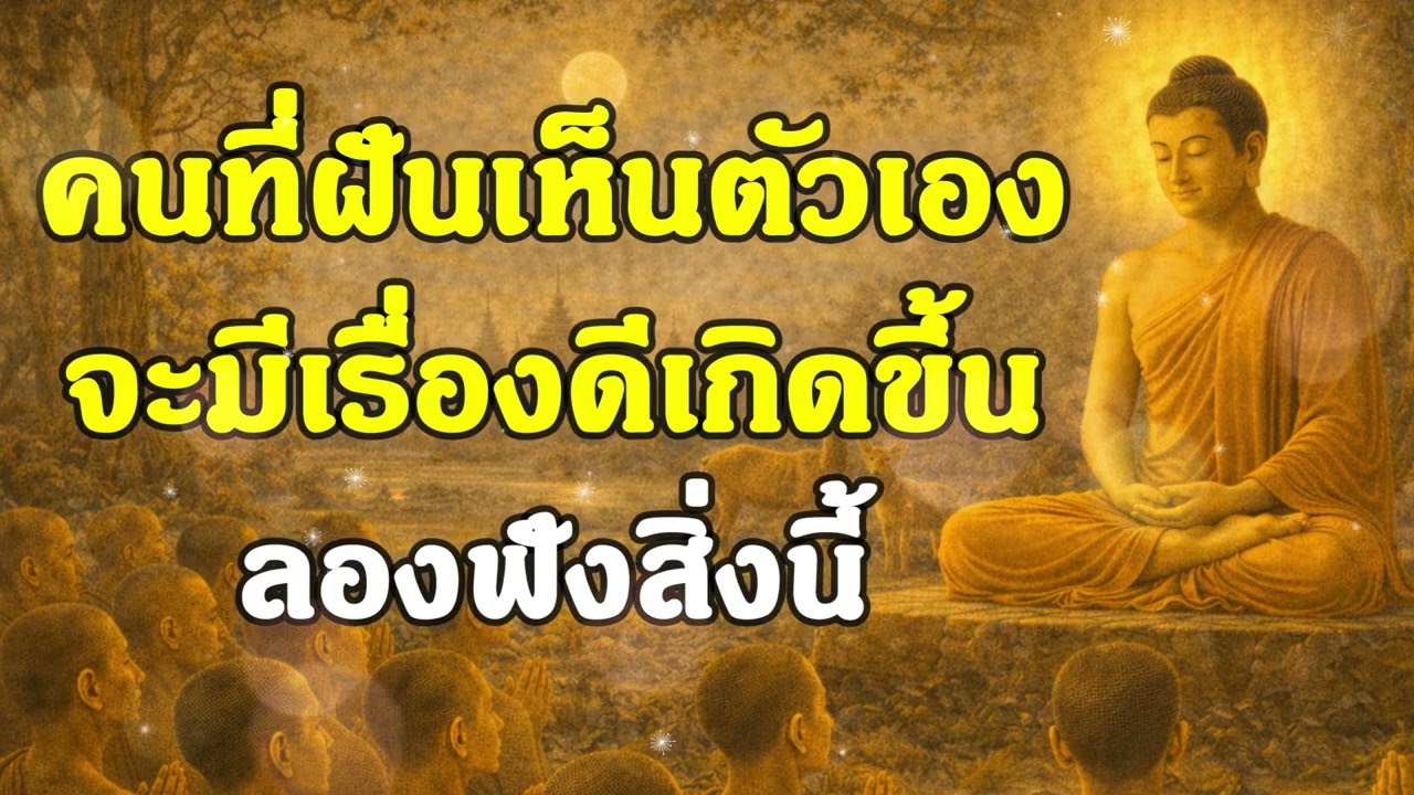 คนที่ฝันเห็นตัวเอง จะมีเรื่องดีเกิดขึ้น ลองฟังสิ่งนี้ | ฟังธรรมคลายทุกข์ | Ep.34
