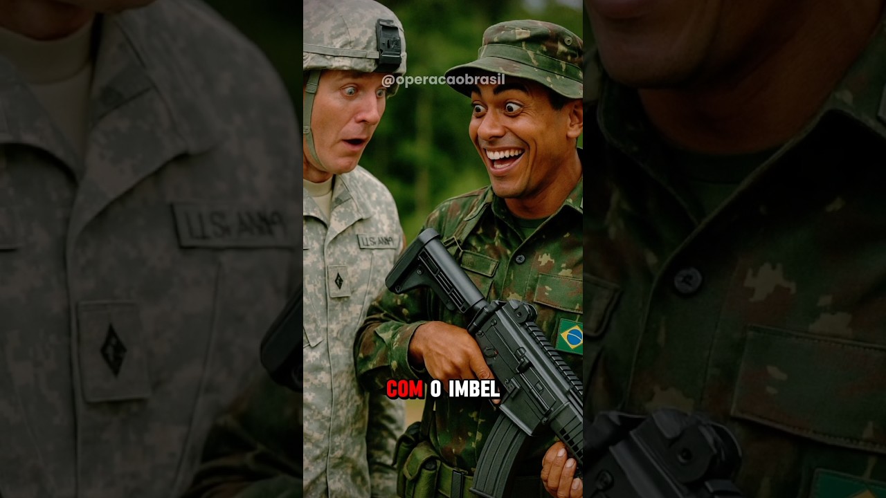 Americanos ficaram impressionados com fuzil IMBEL IA2 brasileiro #brasil #curiosidades #militar