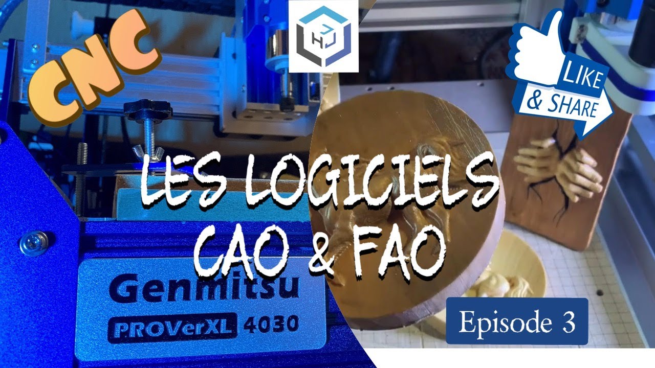 Logiciels CAO FAO pour la Genmitsu PROVerXL