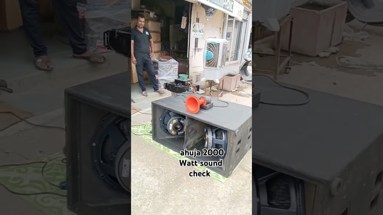 #ahuja 2000watt speaker sound test 🔊🔊 #dj