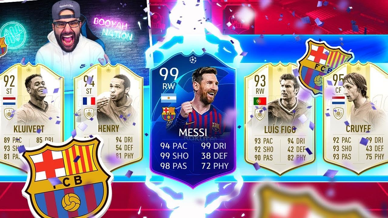 BEST POSSIBLE BARCELONA FUT DRAFT CHALLENGE! FIFA 19 Ultimate Team