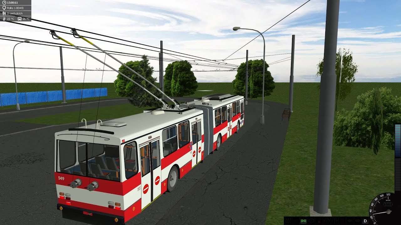 SIMT MHD - Škoda 15Tr, Linka 10 | Rolky - Evropská