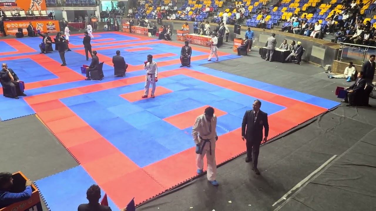 As Referee in Vth #KIO #National_karate_championship #delhi #karate #karatelife 