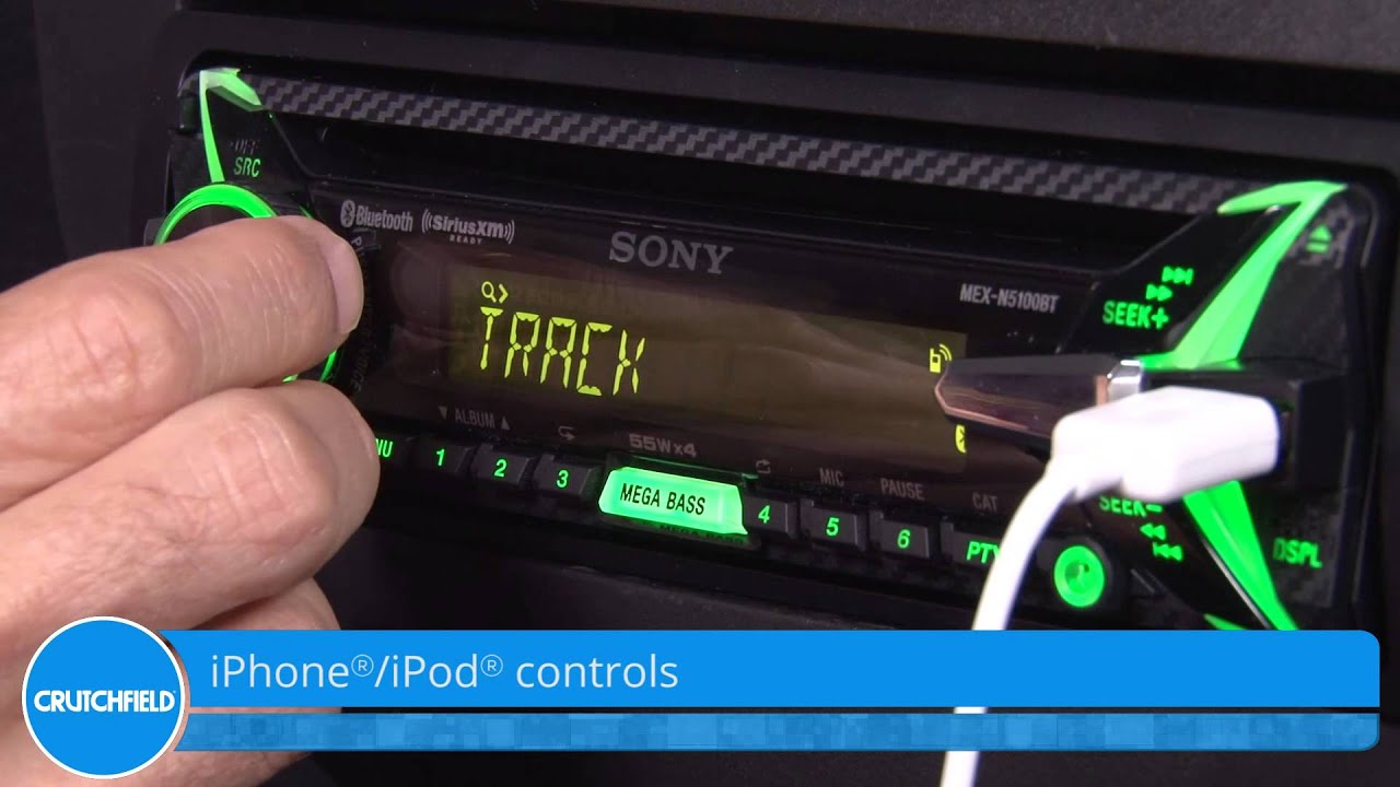 Sony MEX-N5100BT Display and Controls Demo | Crutchfield Video