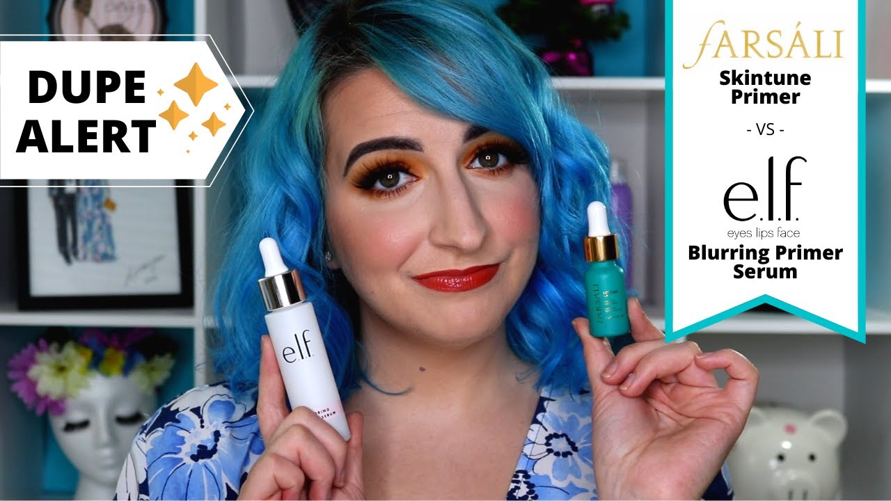 DUPE ALERT - Farsali Skintune Primer vs Elf blurring primer serum | Kirby Rose