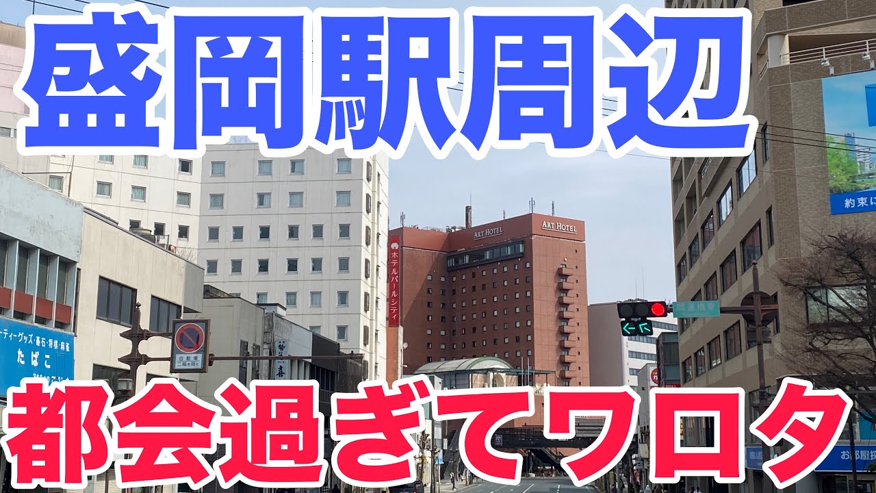 【街ブラ】盛岡駅周辺が都会すぎる件