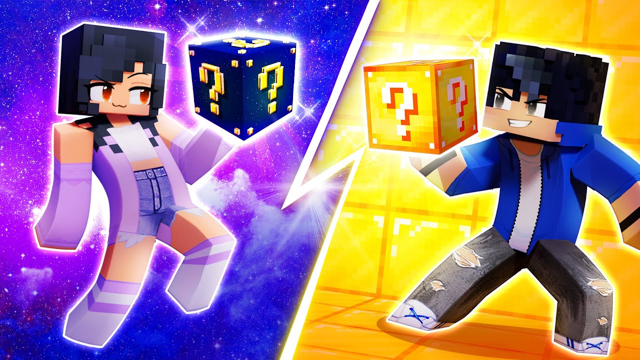 Minecraft ASTRAL BLOCKS VS LUCKY BLOCKS!