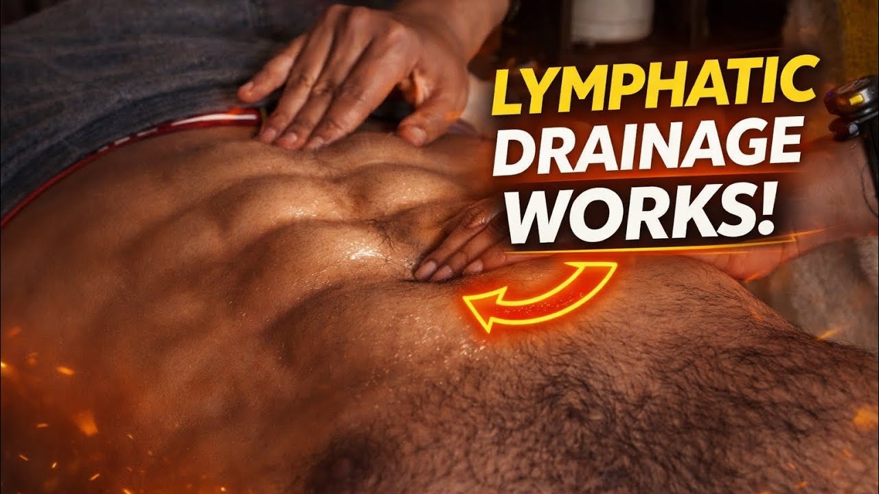 Deep Lymphatic Drainage Belly Massage For Relaxation, Detox & Bloating | ASMR by Queen