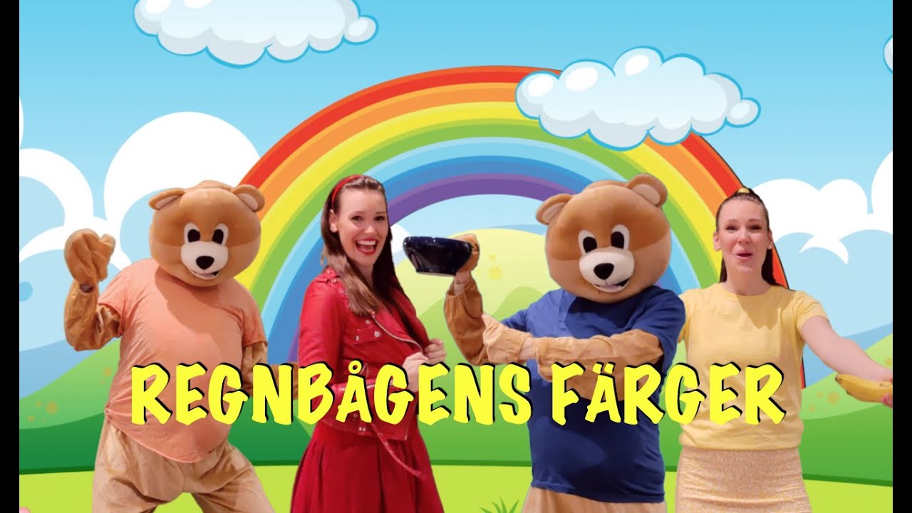 Regnb&aring;gens F&auml;rger | L&auml;r dig f&auml;rgerna | Barns&aring;nger p&aring; svenska | Barnl&aring;tar p&aring; svenska | mmBOPkids