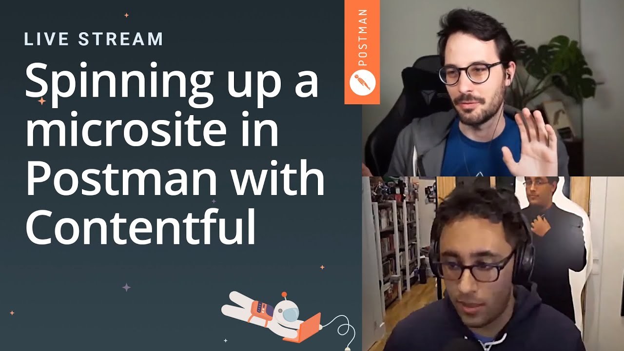 Spinning up a microsite in Postman with Contentful