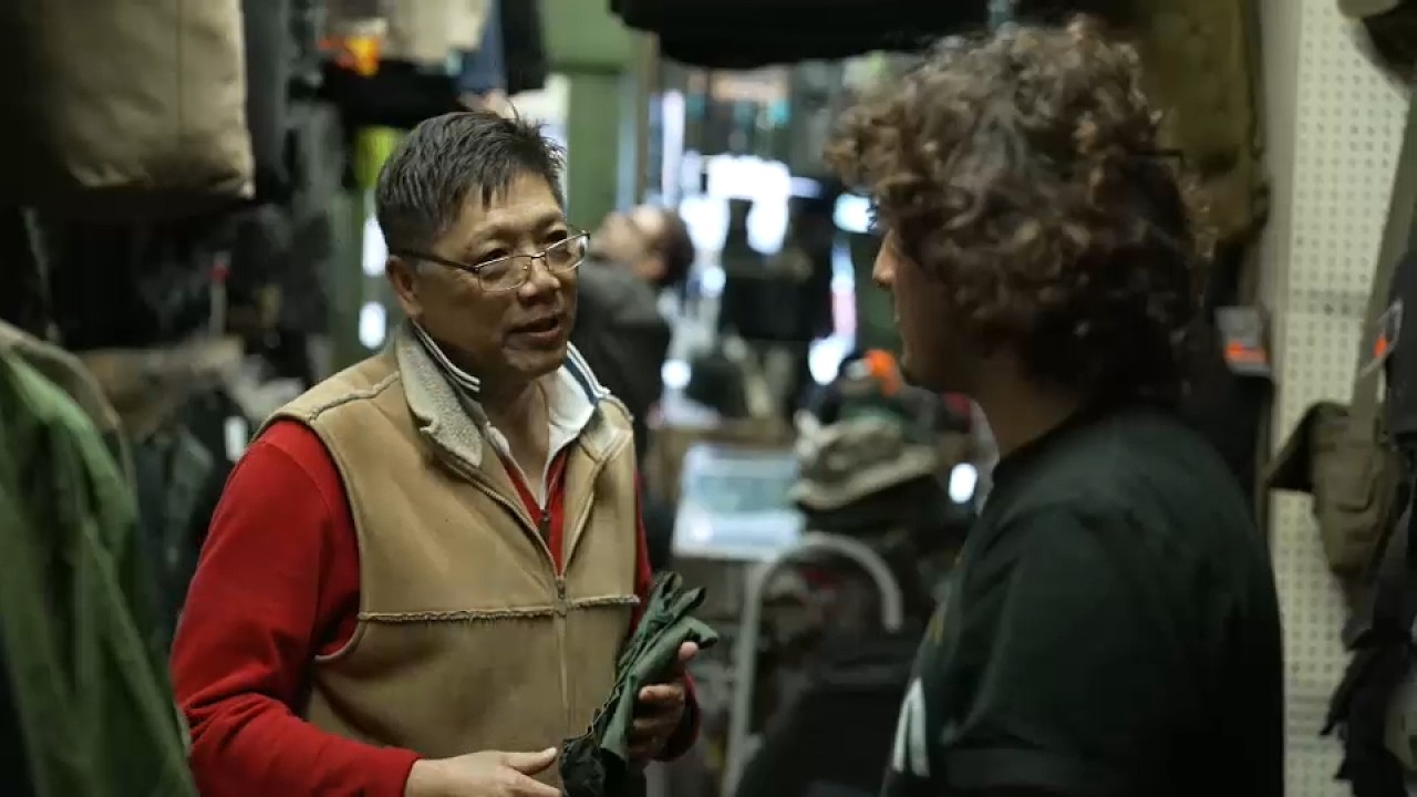 Inside Army & Navy Bags, a small and sincere military surplus shop in Manhattan