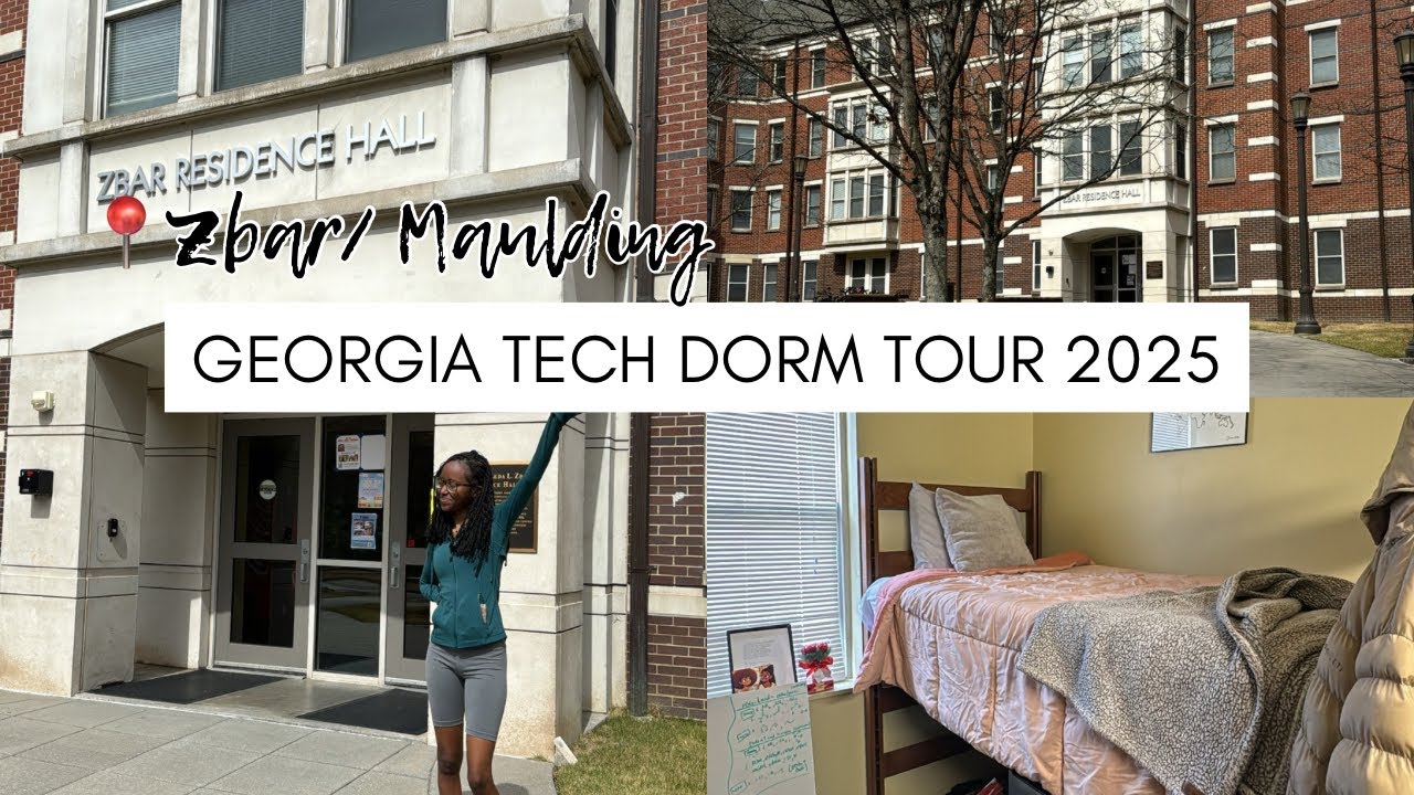 GEORGIA TECH DORM TOUR | ZBAR AND MAULDING APARTMENT