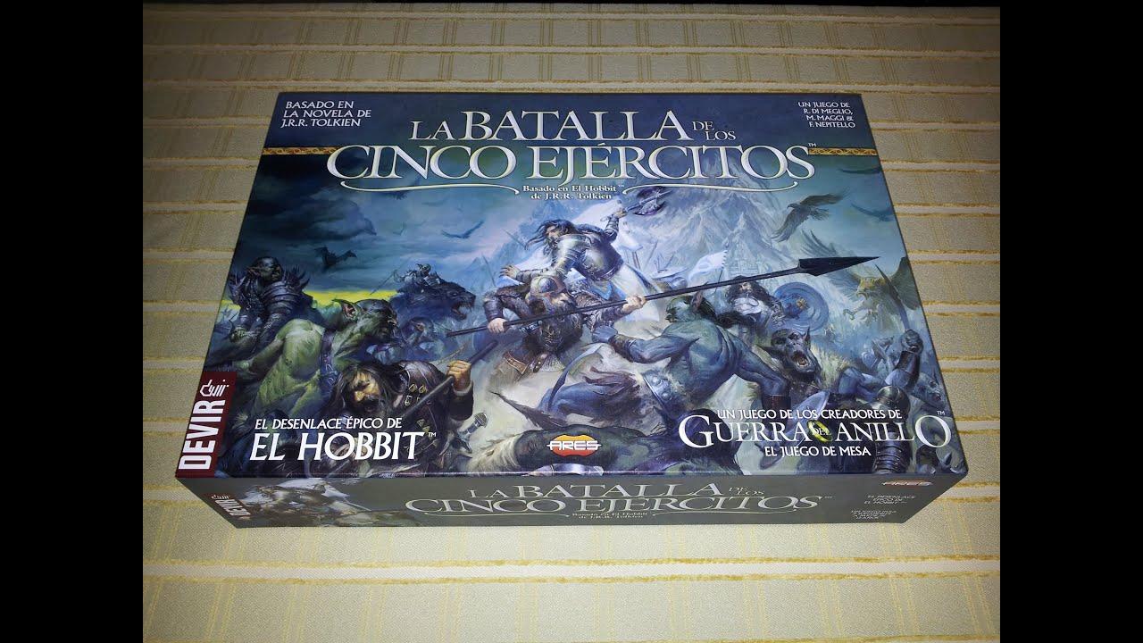 Explico el juego Videoreseña nº 19: LA BATALLA DE LOS CINCO EJÉRCITOS