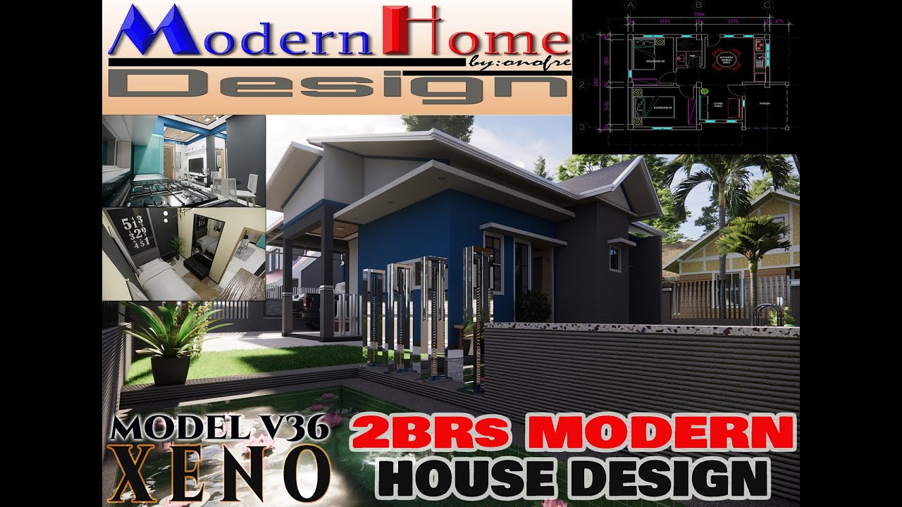 Modern Elegance: Stylish 2-Bedroom House Design Model name Xeno