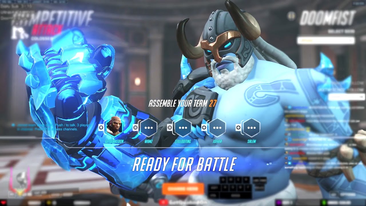 GETQUAKEDON TOP 500 DOOMFIST GAMEPLAY - OVERWATCH 2 TOP 500 SEASON 6