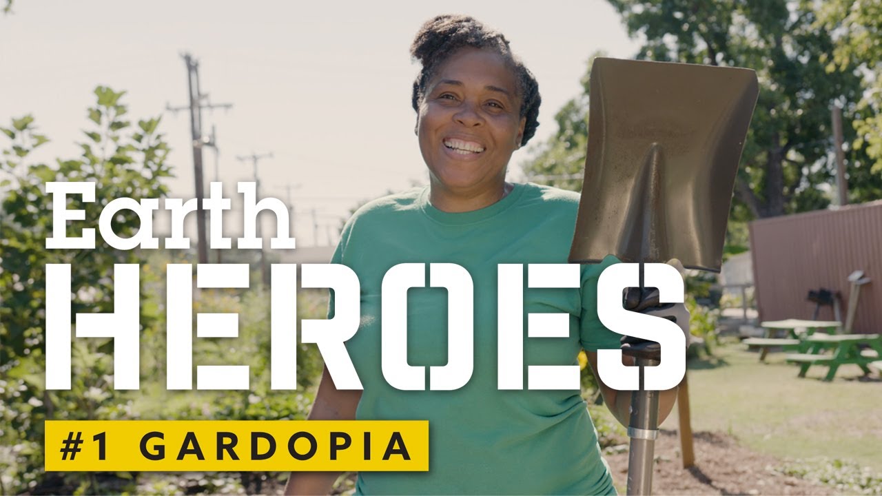 EARTH HEROES #1 - Gardopia: Food Forest in a Food Desert [From PARKING LOT to COMMUNITY GARDEN]