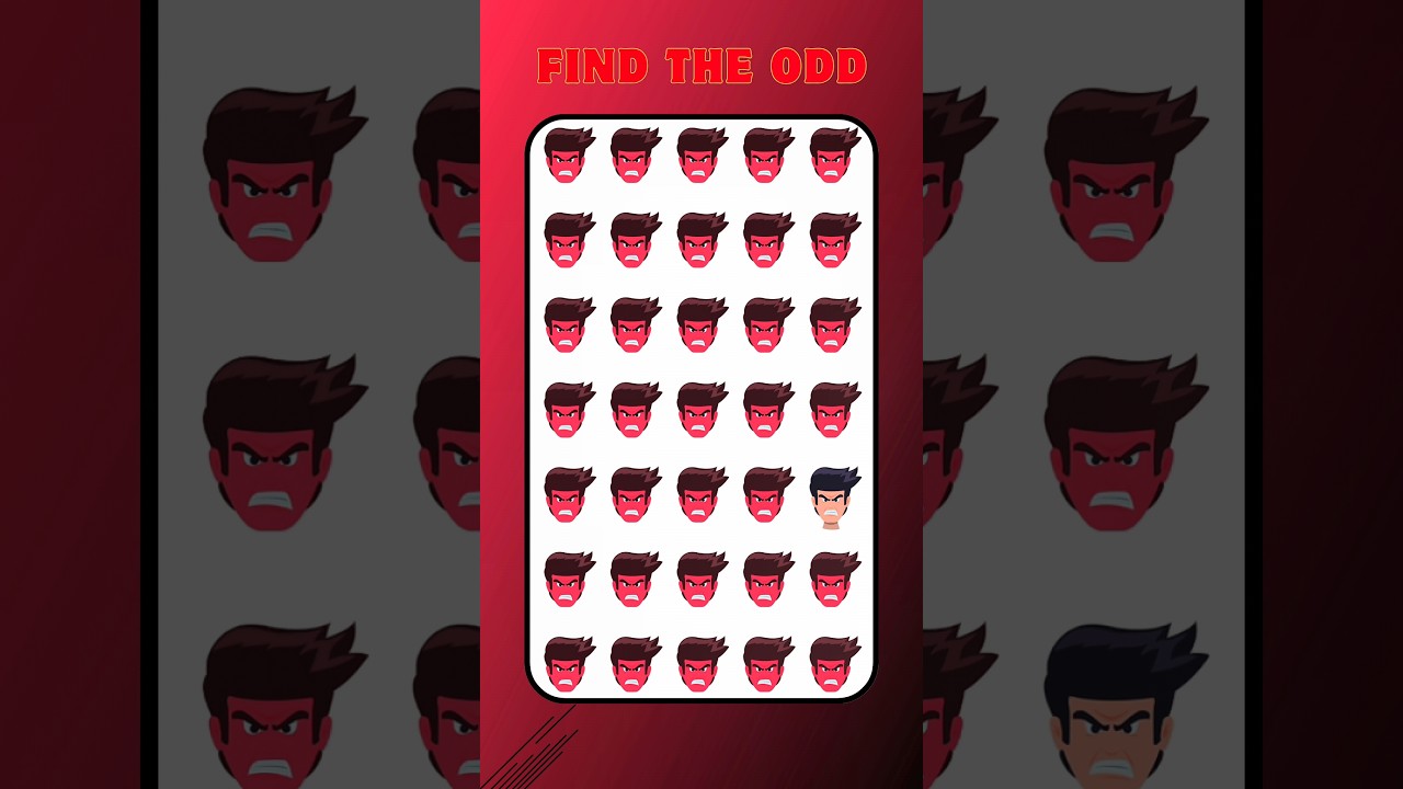 Find the Odd Emoji Out Challenge: Test Your Visual Skills!" 