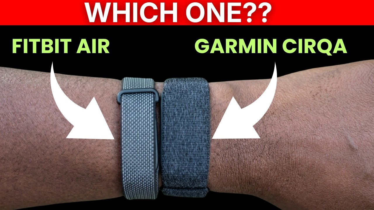Garmin Cirqa против Fitbit Air: какой фитнес-трекер без экрана лучше?