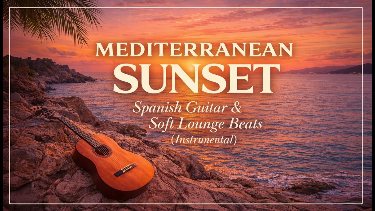 Mediterranean Sunset 🌅 | Instrumental Spanish Guitar & Lounge Beats