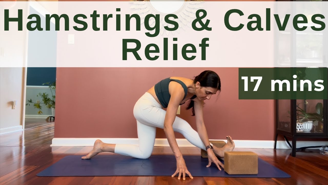 17-Min Hamstring & Calf Stretch | Gentle Yoga for Tight Legs