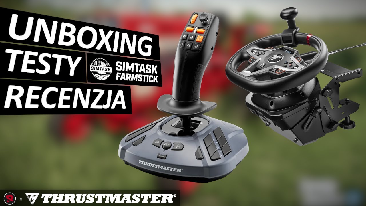 NOWY JOYSTICK do Farming Simulator❗ Thrustmaster SimTask = T248 + Steering Kit + FarmStick